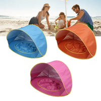 Beach Tent Sun Shelter  Up Beach Tent Sun Proof Wind Proof Portable Baby Beach Tent with Pool Storage Bags for Outdoor Wholesale