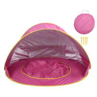 Beach Tent Sun Shelter  Up Beach Tent Sun Proof Wind Proof Portable Baby Beach Tent with Pool Storage Bags for Outdoor Wholesale