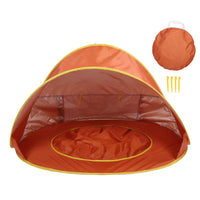 Beach Tent Sun Shelter  Up Beach Tent Sun Proof Wind Proof Portable Baby Beach Tent with Pool Storage Bags for Outdoor Wholesale